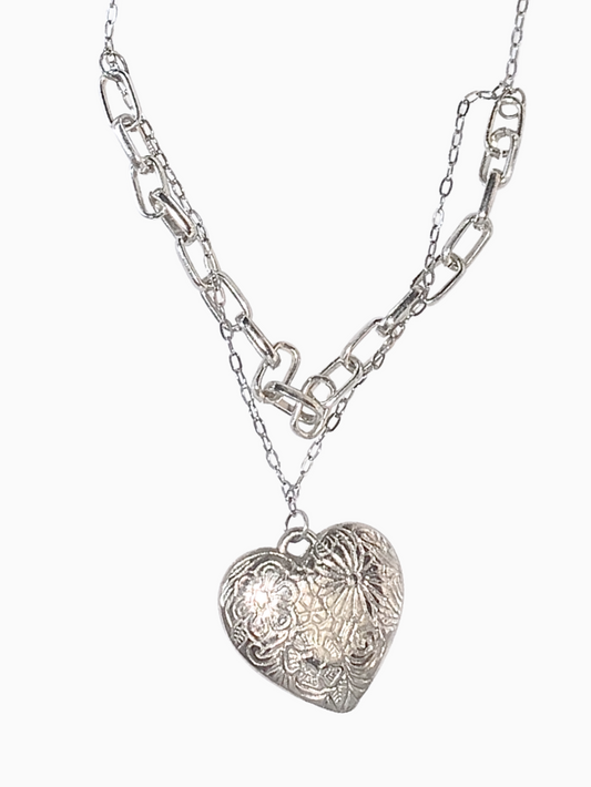 Silver Heart Necklace